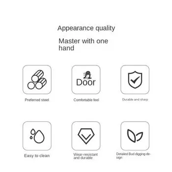 Lightweight Handle Swivel Peeler White Stainless Steel Vegetable Peeler Potato Peeler