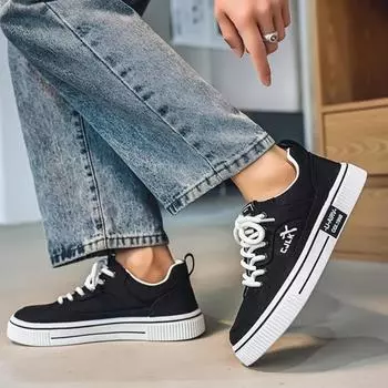 Lightweight Matching Color Men s Walking Wear-resistant Shallow Mouth Low Top Comfort Lace-up Classic Series Skateboard Shoes 39