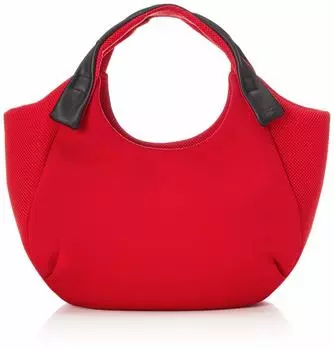 Lightweight mesh tote made of different materials Red [Isaac] Y01-09-01