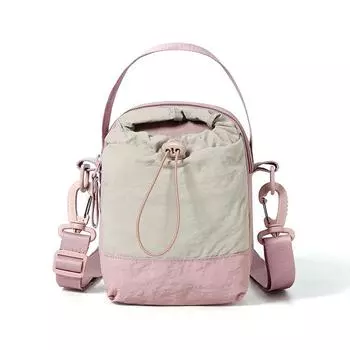 Lightweight Mobile Phone Bag Women s Multi-Layer Shoulder Crossbody Bag Sports Water Cup Bag розовый