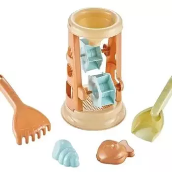 Lightweight Outdoor Beach Toys Set Cartoon Beach Bucket Toys Beach Sand Play Toys Sand Beach Game style 3