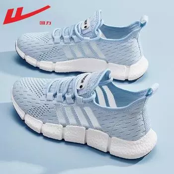 Lightweight summer women s single shoes breathable low-top one-pedal sneakers lace-up soft-soled pink shoes 35