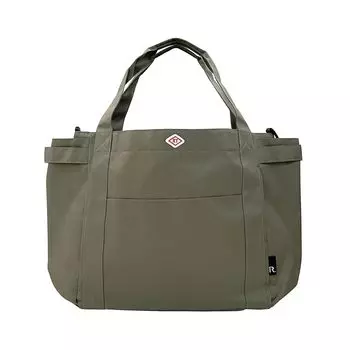 lightweight tote bag SN medium pockets 3157 Khaki 2 [Rootote] Water-repellent