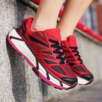 Lightweight Trail Running Shoes for Men Outdoor Climbing Sneakers Men Mesh Jogging Sports Shoes Thick Soled Off-road Shoes Male 39