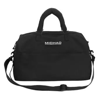 Lightweight Travel Bag Women s Large Capacity Handbag Short-distance Travel Luggage Bag Waterproof Shoulder Bag With Letter чёрный