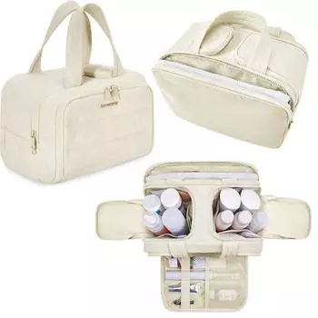 Lightweight Travel Toiletry Bag Large Capacity Travel Cosmetic Container Cosmetic чёрный