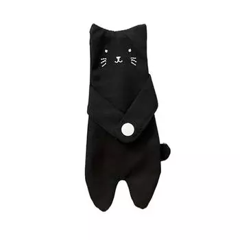 Lightweight Zippered Mini Wallet Zipper Closure Small Change Pouch Gift Idea чёрный