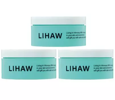 LIHAW Deep Moisture Cream емкость для сухой кожи Плотный крем CICA x 3 [Большой 100 г]