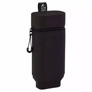 LIHIT LAB Stand Pencil Case with Magnet, Black, A7759-24 чёрный