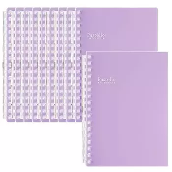 LIHIT LAB Twist Note Pastel 10 Books A6 Purple N1964-10_10 фиолетовый
