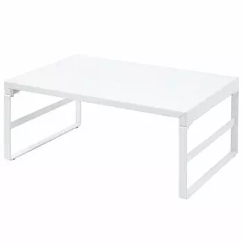 Lihitlab подставка для компьютера, подставка для монитора, настольная подставка, белая, ширина 39 x глубина 25 x высота 16 см, высокая грузоподъемность 15 кг A7331-0