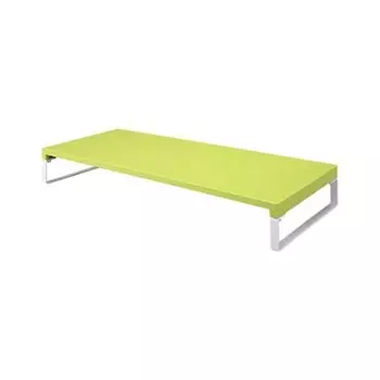 Lihitlab Подставка для компьютера, подставка для монитора, настольная подставка, желто-зеленая, ширина 59 x глубина 25 x высота 8 см, низкая грузоподъемность 15 кг A7332-6