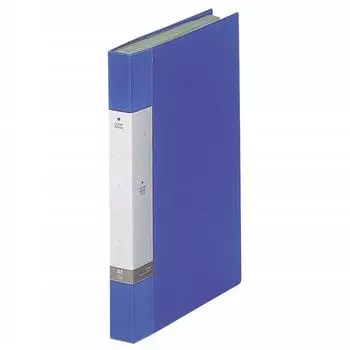 Lihitlove File Clear Book A4 40 Pockets Blue G3202-8