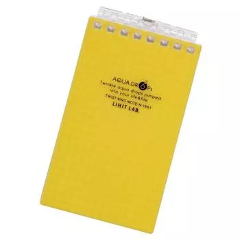 Lihitlove Twist Notebook A7 8 holes Yellow 10 volumes N1661-5_10