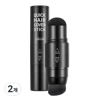 Liir Quick Hair Cover Stick 3 г, натуральный черный, 2 шт.