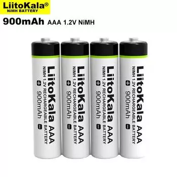 LiitoKala AAA NiMH 1.2V Rechargeable Battery 900mAh Suitable For Toys, Mice, Electronic Scales,Etc. 1PCS