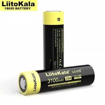 LiitoKala Lii-31S 18650 3.7V 3100mA 35A Power Lithium-ion Battery для светодиодного фонарика / электродрели / игрушечной машинки 1PCS