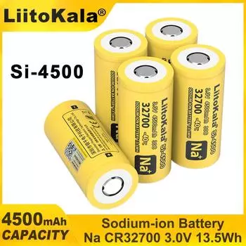 LiitoKala Si-4500 32700 4500mAh Large Capacity 3.0V Sodium-ion Rechargeable Core Power Tool Battery 1PCS