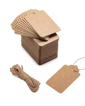 LIKENNY 100 шт. Бирки для поделок, ценники 3 см (Размер