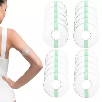 LIKENNY Libre Fixed Adhesive Patches 20 шт. Водонепроницаемая наклейка для датчика Спортивная наклейка для защиты датчика Сменная наклейка Водонепроницаемая наклейка Предварительно вырезаемая зелёный