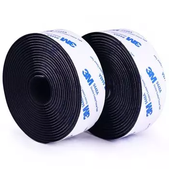 LIKENNY LIKENNY Velcro Прочная липучка Ширина 30 мм x Длина Набор молний Сильный клей Тепло Для экрана Для промышленного коммерческого использования Двусторонний чёрный