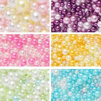 LIKENNY Pearl Resin Enclosed Resin Pearl Deco Милые аксессуары Детали без отверстий Детали для декора Детали Материалы Детали для нейл-арта Товары для рукоделия Сделай сам