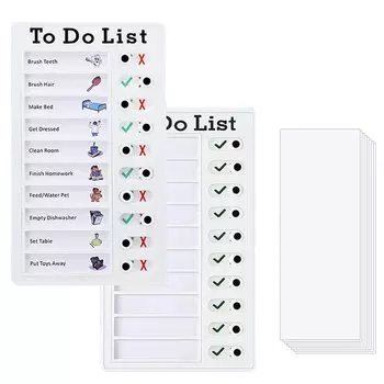 LIKENNY TO DO Контрольный список Memo Выполнение ежедневных задач Доска для заметок Многоразовая таблица домашних дел Заметка об управлении временем Визуализация привычек Уход за пожилыми людьми Ежедневник для студентов