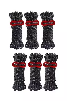 LIKENNY веревка для палатки 4 мм 4 м грузоподъемность 200 кг растяжка паракордовая веревка растяжка брезентовый трос светоотражающий материал с гибкой фурнитурой кемпинг на открытом воздухе