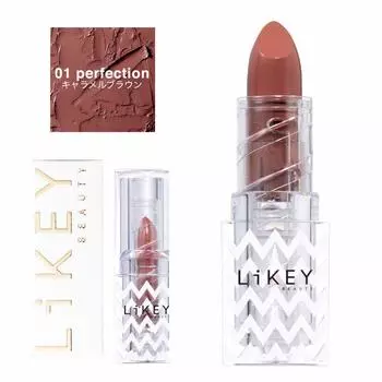 LIKEY BEAUTY Smooth Fit Lipstick 01 Lipstick Perfection (Perfection) 3.5g (x 1)