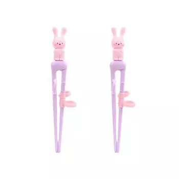 Lil Pang the Stick Step 1 Палочки для еды для левой руки Max Snow Rabbit, смешанные, палочки для еды 2 шт., 2 шт., популярная корейская посуда