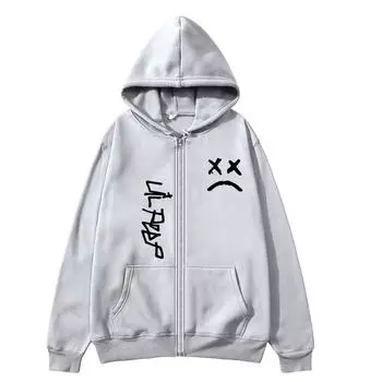 Lil Peep Cry Baby Бег Бег Толстовка На Молнии Женская Мягкая Бодибилдинг Бегуны Спортивные Штаны Длинные Брюки Спортивные Тренировки Толстовка На Молнии S
