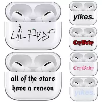 Lil Peep Rapper Crybaby Hellboy Love Tattoo Мягкий прозрачный чехол из ТПУ для Apple Airpods Pro 3 2 1, чехол для наушников, чехлы для Airpod