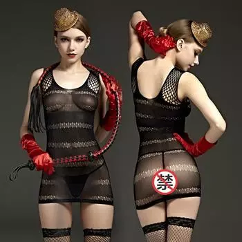 Lili He сексуальное нижнее белье жилет короткая юбка комбинезон без рукавов полосатый перспективный комбинезон сетка 7099 one size fits all