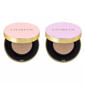 LILIBETH Timeless Glow Cushion Purple 13g Тональная основа Корейская косметика Покрытие Увлажнение Сила Сияющая кожа SPF50+ PA+++