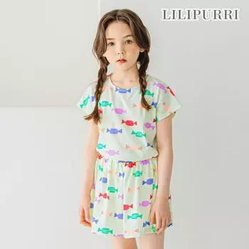 Lilipuri квадратный верх и низ комплект мятный Mint/110