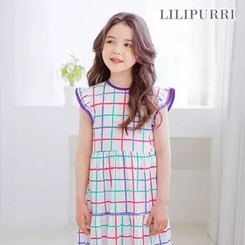 Лилипури тройное платье фиолетовое Purple/120