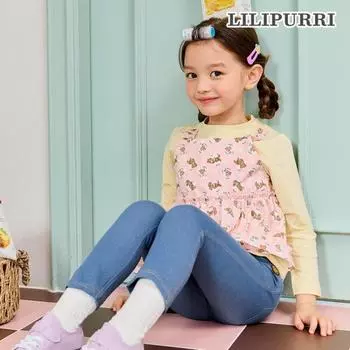 Lillyputy Милый свежий бюстье трикотажный желтый Yellow/140