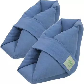 LilMou Подпяточник Профилактика Пролежней Поддержка Подушка Для Ног Защита Лодыжки На Липучке Пятка Защита Локтя Помощь Медсестринскому Уходу 2 (Синие Части)