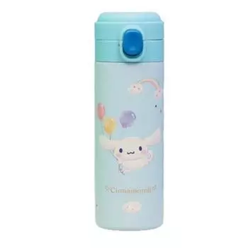 Lilpang Cinnamoroll Capsule One-Touch Double Stainless Steel Tumbler SC8344, Небесно-голубой, 1 шт., популярный персонаж в Корее