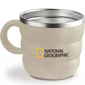 Lilpang Kids National Geographic можно мыть в посудомоечной машине, чашка с ручкой из нержавеющей стали, океан, разные цвета, 1 шт.