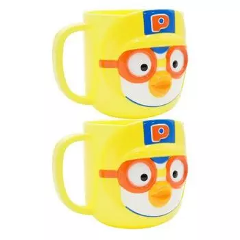 Lilpang Pororo Чашки объемные, желтые, 2 шт.