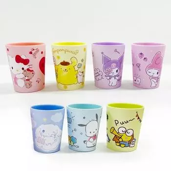 Набор из 7 предметов для выпечки макарон Lilpang Sanrio Characters, разноцветные чашки, 1 набор, популярный персонаж в Корее