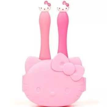 Lilpang Sanrio Hello Kitty Face «все в одном», набор ложка + вилка + футляр, разные цвета
