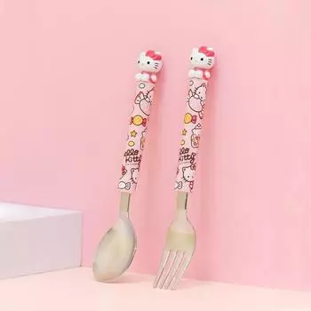 Lilpang Sanrio Hello Kitty набор ложка + вилка-талисман, разные цвета