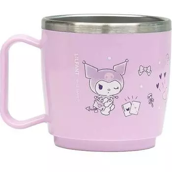 Lilpang Sanrio Kuromi Curly посудомоечная машина, чашка S из нержавеющей стали, разные цвета, 1 шт.