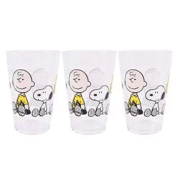 Lilpang Snoopy & Friends Jumbo Cup PN6210, разноцветные, 3 предмета, Популярные корейские товары для родителей
