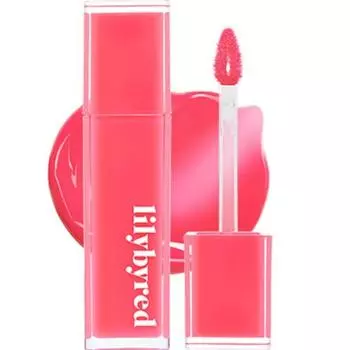 Lily Baired Lie Lie Coating Tint AD, клубнично-клубничный (Л248А), 4г, 1 Корейская популярная косметика