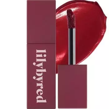 Lily Baired Romantic Lyer Mousse Тинт 3,9г, #06 Черничное безе, 1 популярная корейская косметика