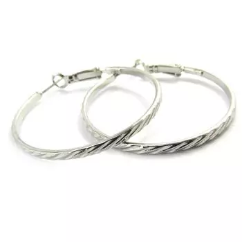 Lily s Treasures [L9686] - Серебряные серьги-кольца Хореография 40 мм 3 мм