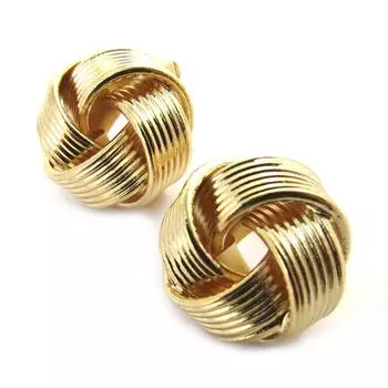 Lily s Treasures [M8748] - Позолоченные серьги Хореография - 18 мм